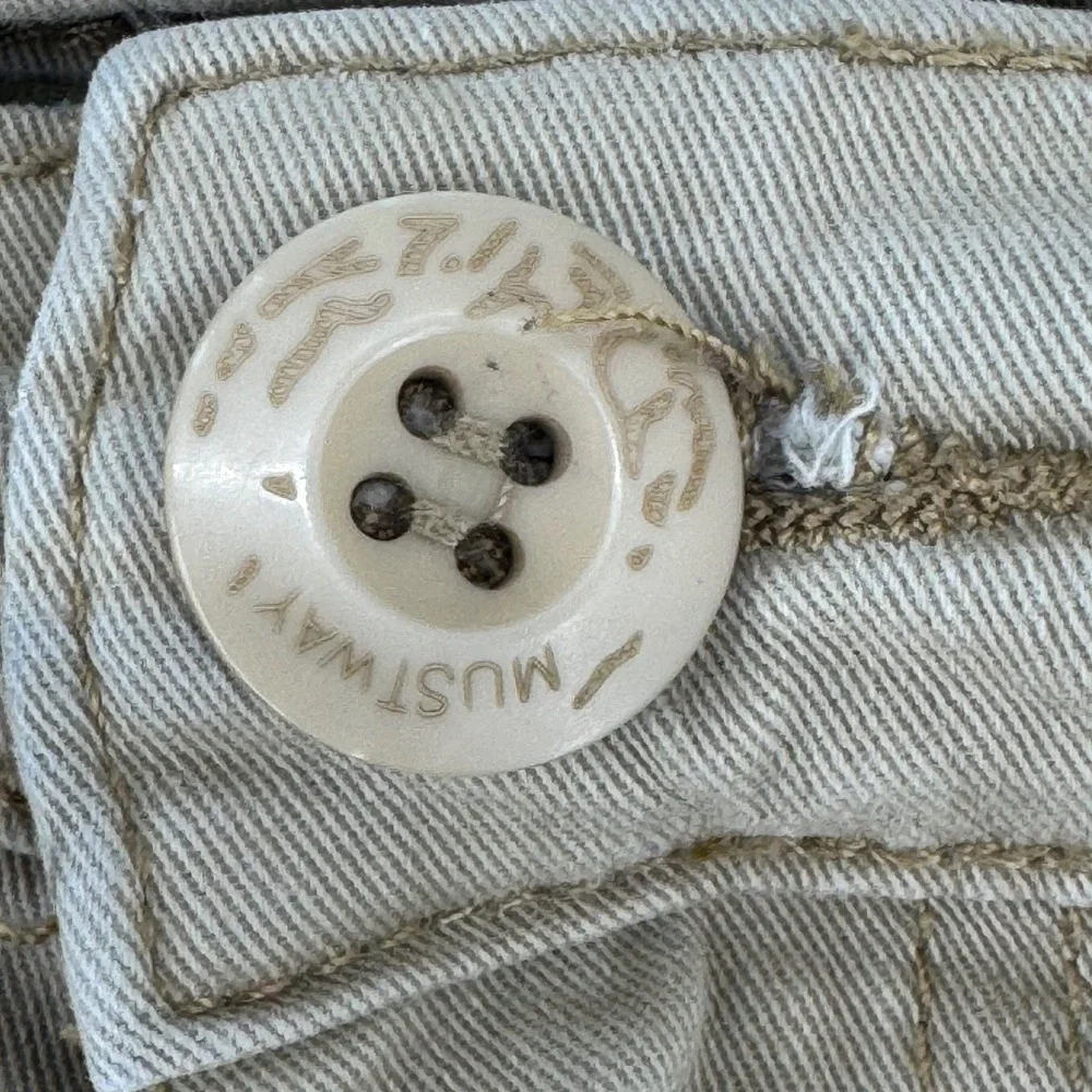 Vintage Mustway Cargo Pants Mens 36 Khaki Y2K Tactical Utility Gorpcore Baggy